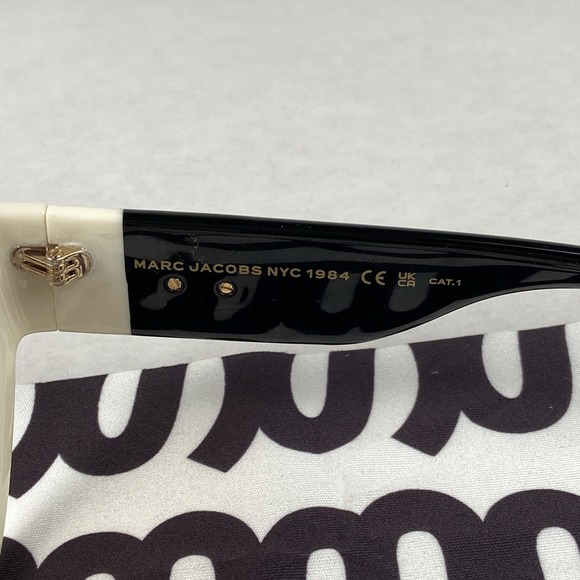 Marc Jacobs Black/Grey Shaded Cat-Eye Women's Sunglasses, Marc 645/s CCPHA 57-17 - Picture 7 of 9